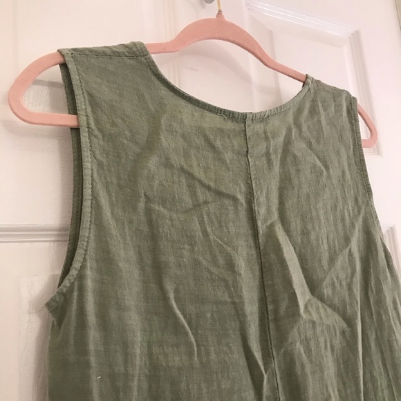100% Linen Sleeveless Top - Picture 8 of 11